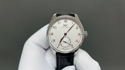 GR Factory IWC Portugieser automatic 40.4mm Waterproof 50m 82200 Movement Small Seconds White/Blue Dial Watches